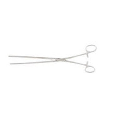 Forcep Hemostatic Kocher 10-1/2" Longitudinal Serrated Stainless Steel Ea